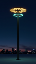 Compact solar pathway fixture for walkways