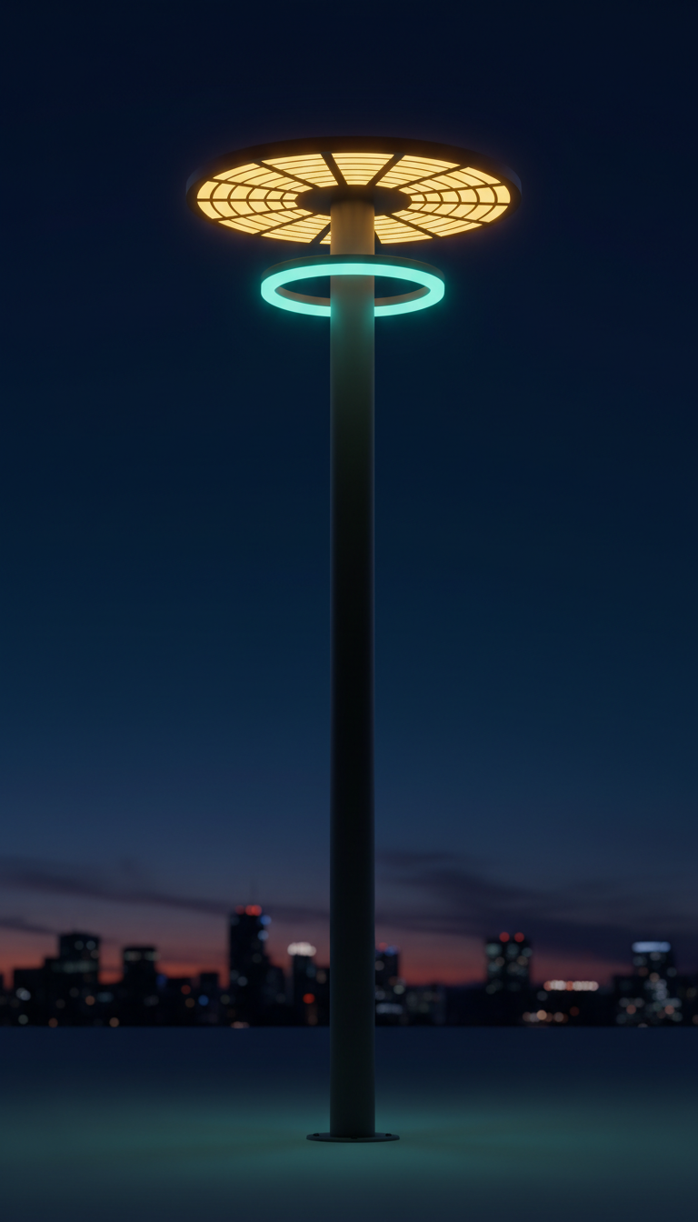 Compact solar pathway fixture for walkways