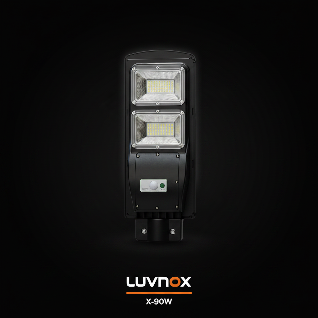 LUVNOX X-90W Solar Street Light | 9000LM